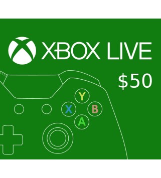 XBOX Live $50 Prepaid Card CA Xbox One Key 